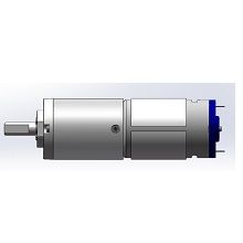 Motor de reducción de CC de 38 mm de diámetro - Motor eléctrico potente de larga vida útil de 12 VCC con transmisión mecánica